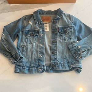 Levi’s boys distressed denim jacket
